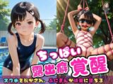 ちっぱい露出癖覚醒 ～スク水を脱がされ、ぷにまんが快楽に堕ちる～【縦長500枚】